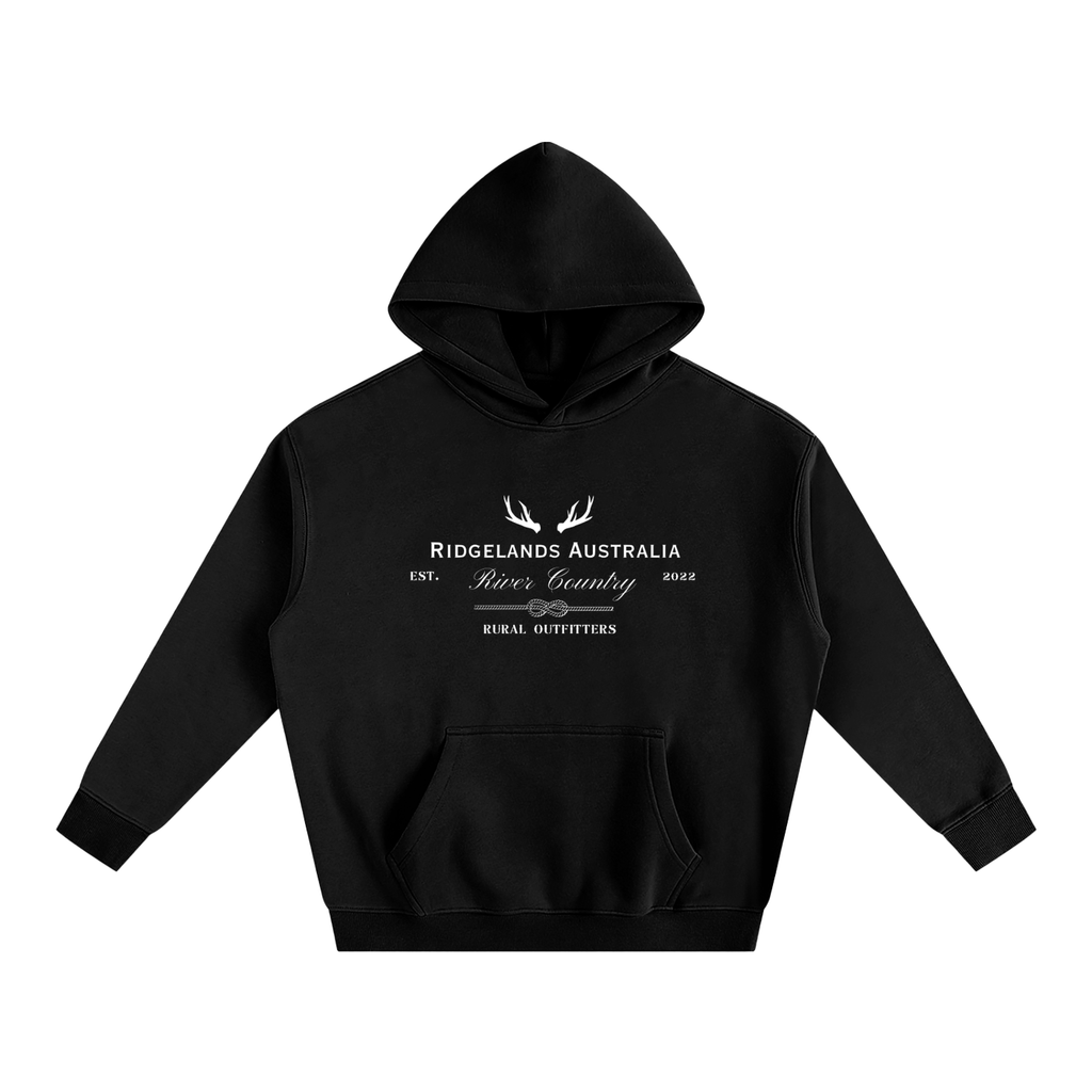 Rural Outfitters Oversized Hoodie - Raven