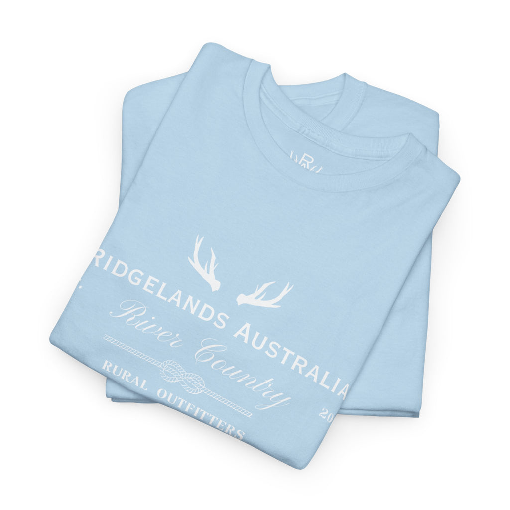 Women's Rural Outfitters Loose Fit T-Shirt - Sky Blue