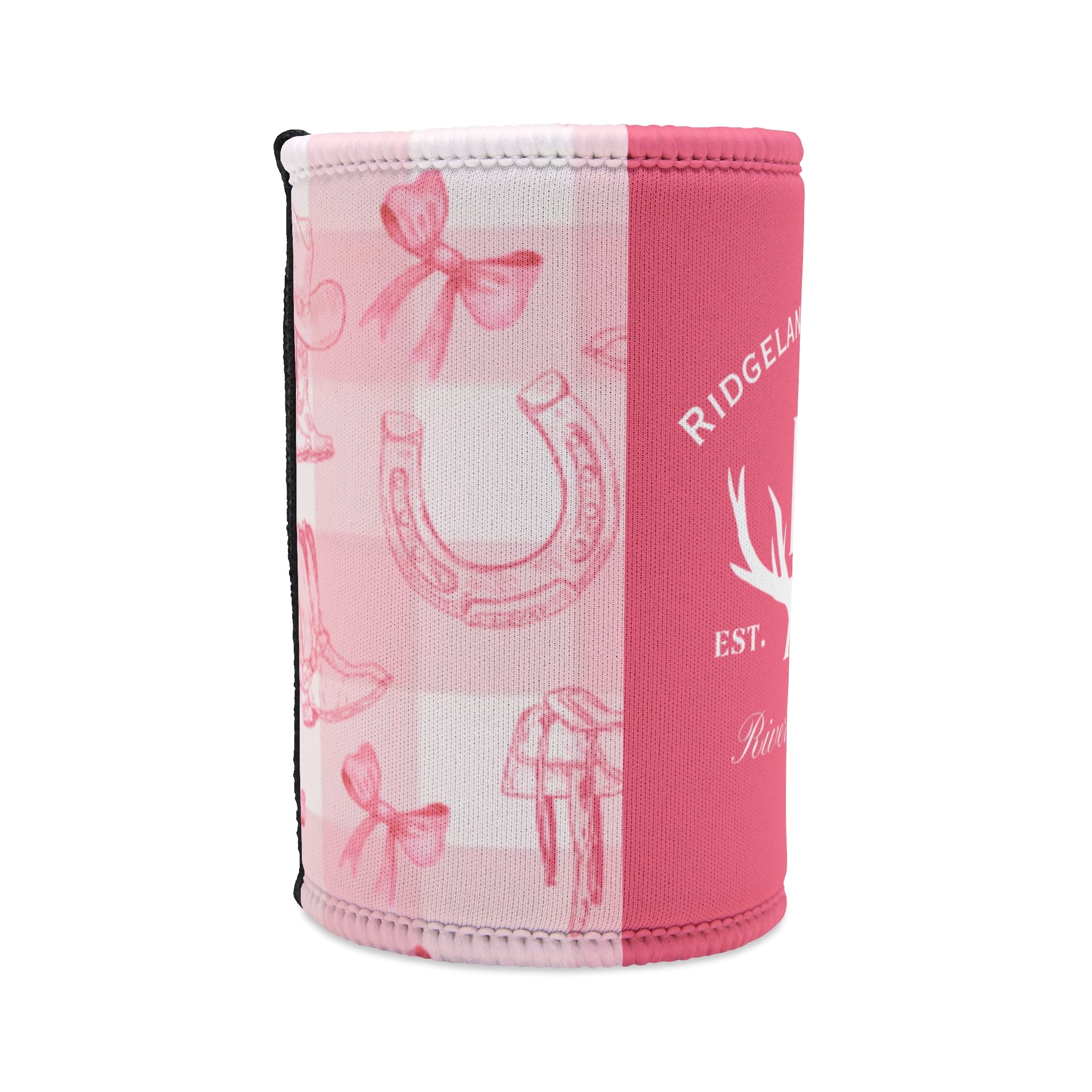 Boots N' Bows Stubby Cooler - Rose