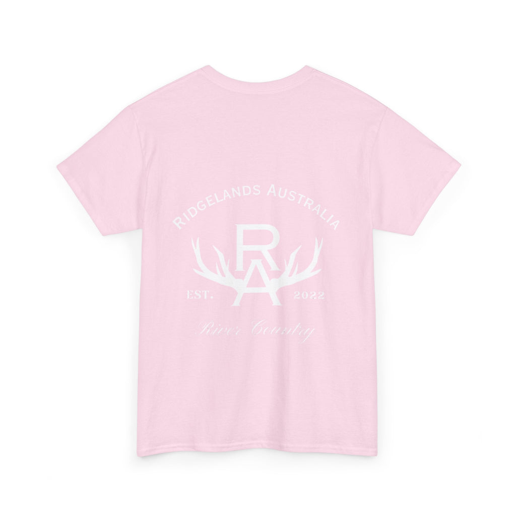 Women's Rural Outfitters Loose Fit T-Shirt - Baby Pink