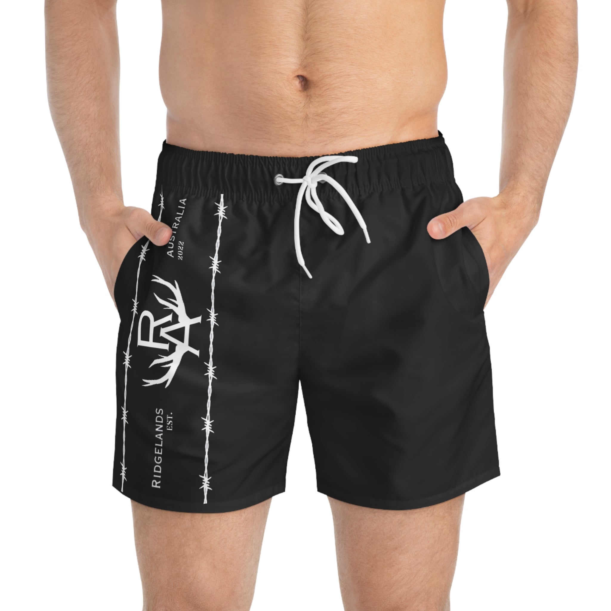 Mens Signature Board Shorts - Black