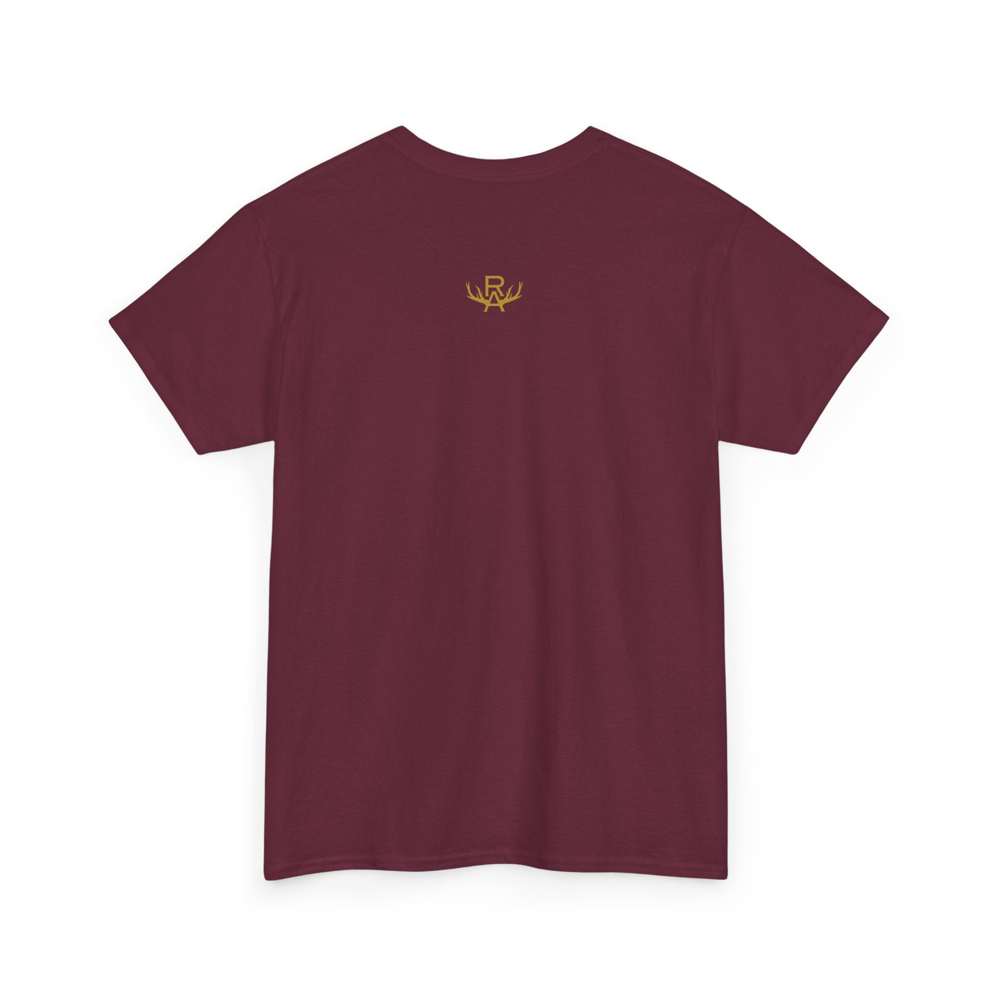 Mens Lone Man T-Shirt - Burgundy
