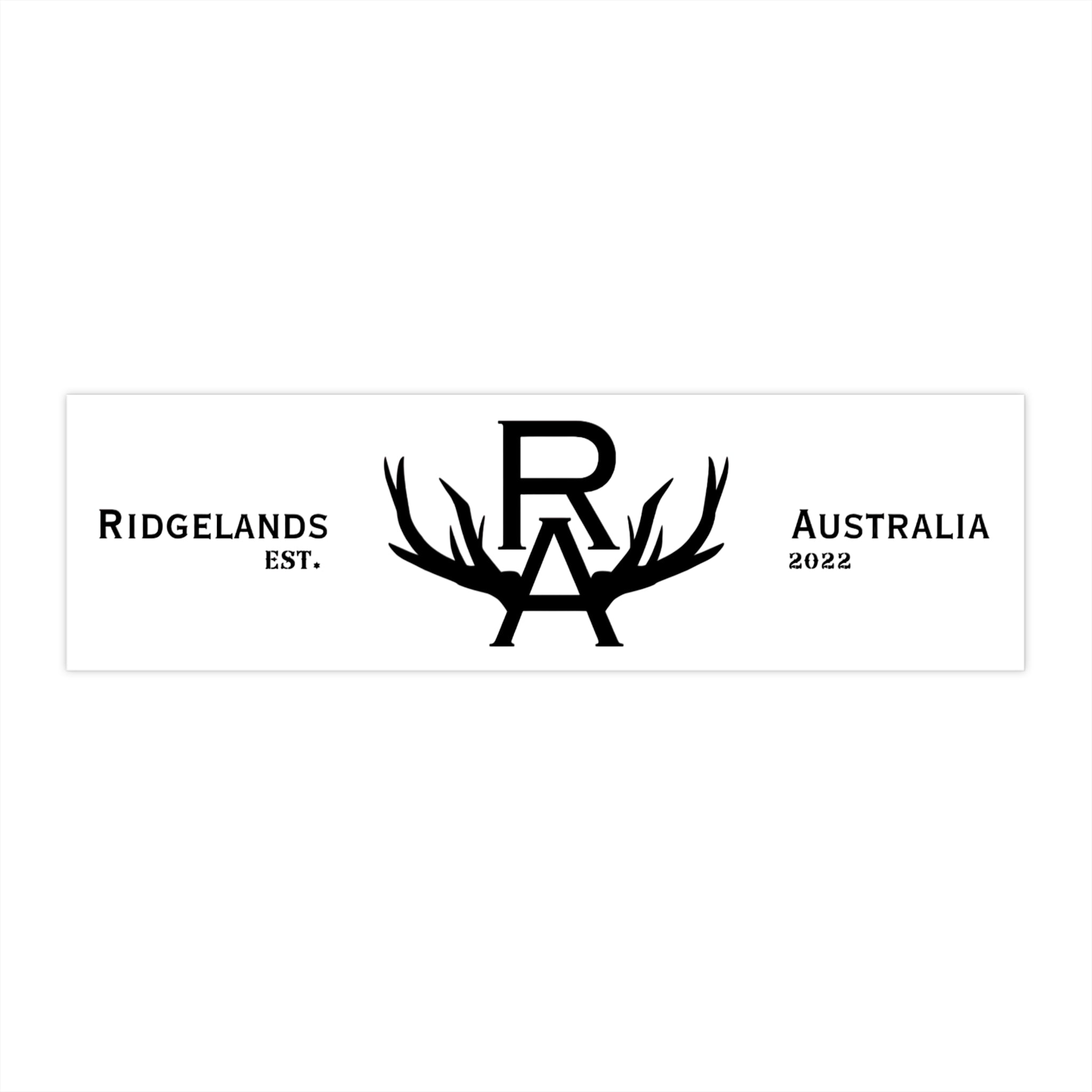 Ridgelands Signature Bumper Sticker