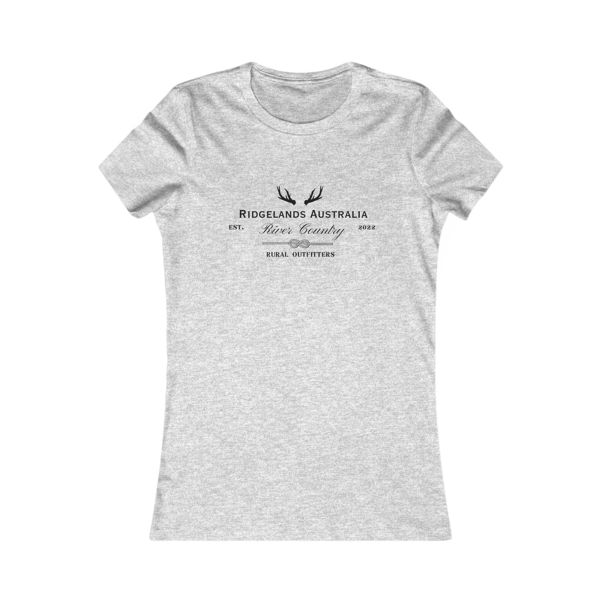 Women's Rural Outfitters Slim Fit T-Shirt - Light Grey