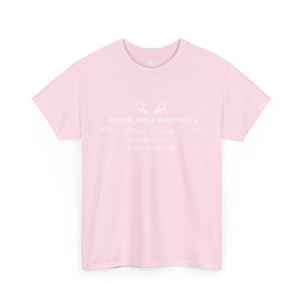Women's Rural Outfitters Loose Fit T-Shirt - Baby Pink