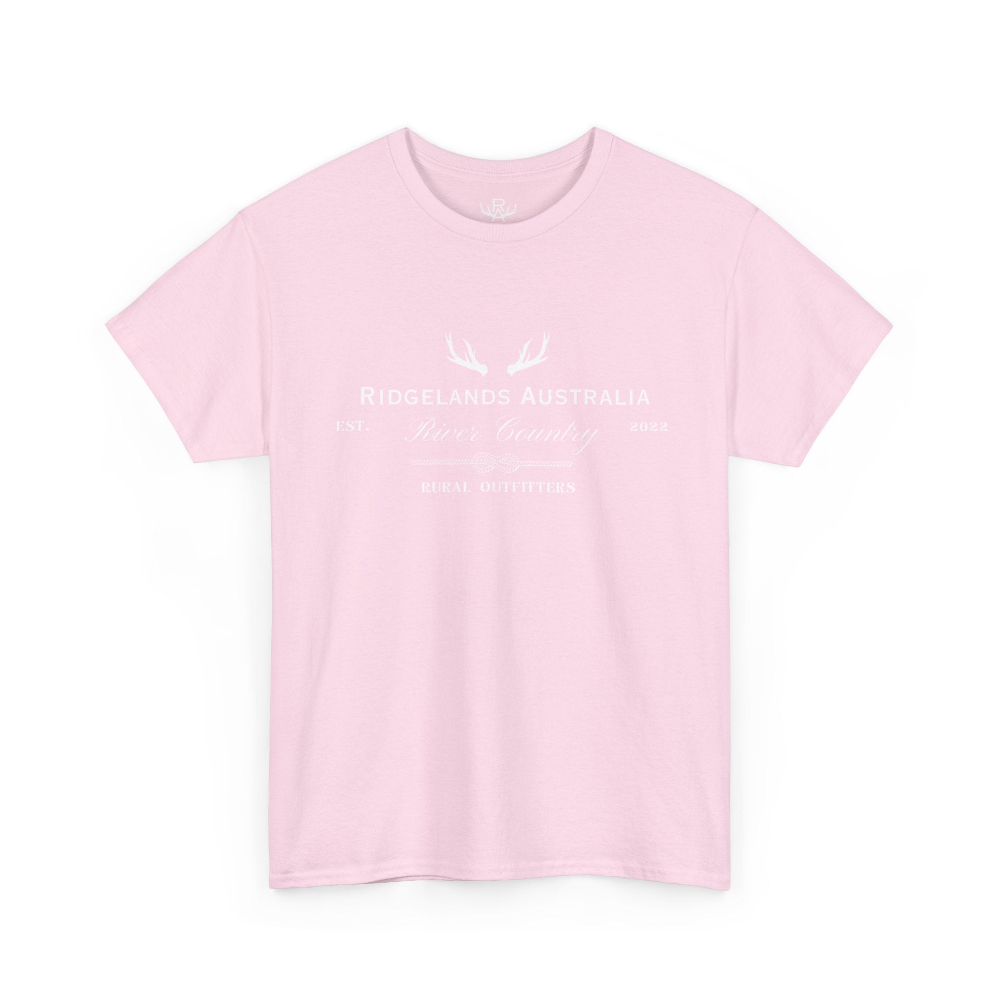 Women's Rural Outfitters Loose Fit T-Shirt - Baby Pink