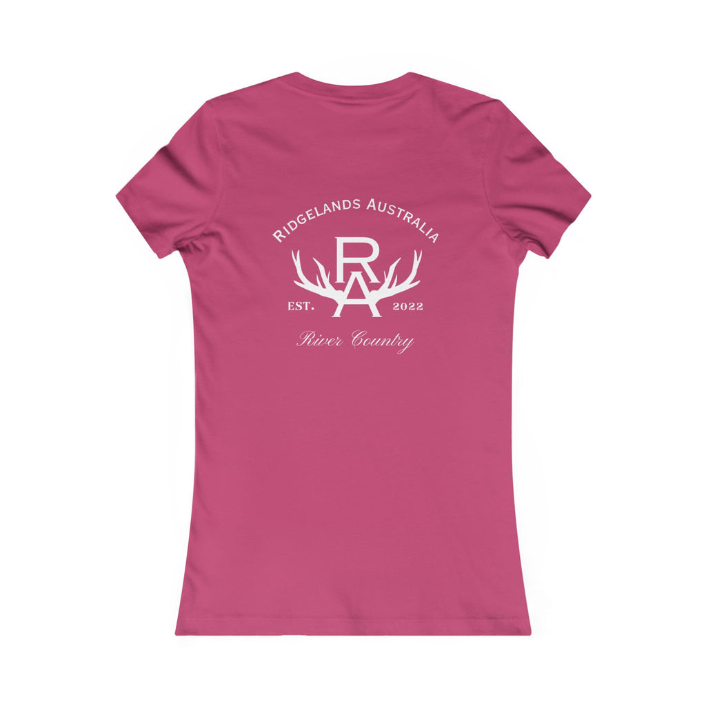 Women's Rural Outfitters Slim Fit T-Shirt - Berry