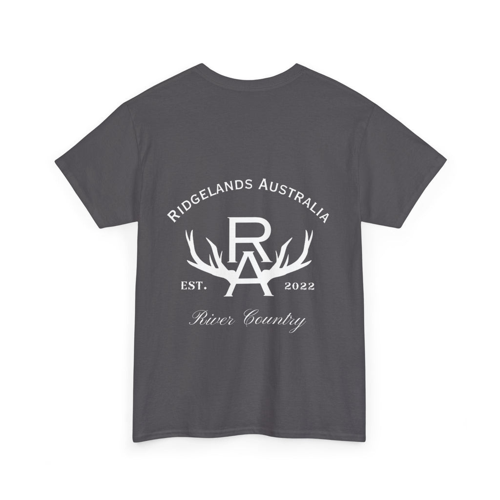 Womens Rural Outfitters Loose Fit T-Shirt - Charcoal