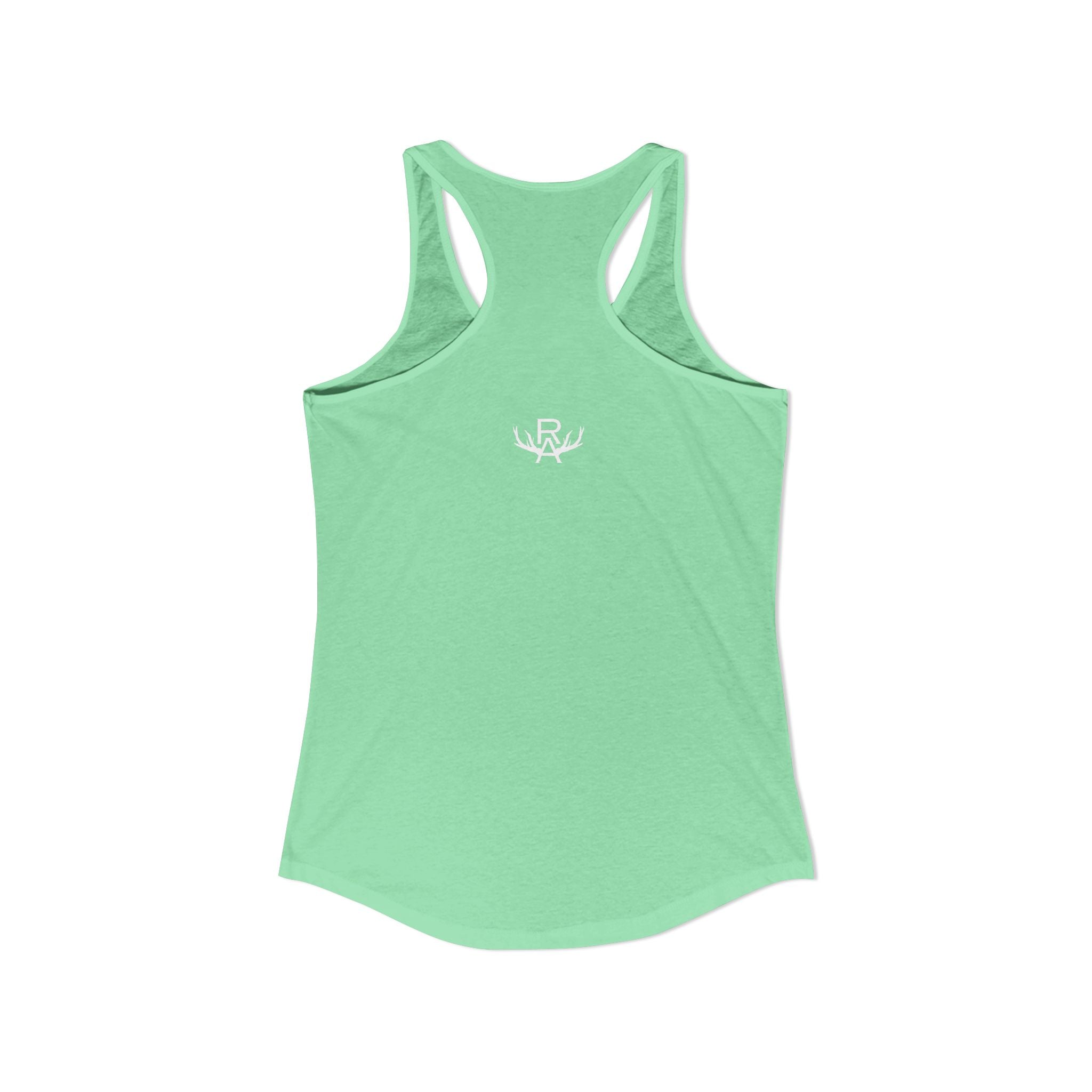 Women's Racer Slim Fit Tank Top - Mint