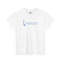 Mens Lone Man T-Shirt - Pearl & Royal Blue
