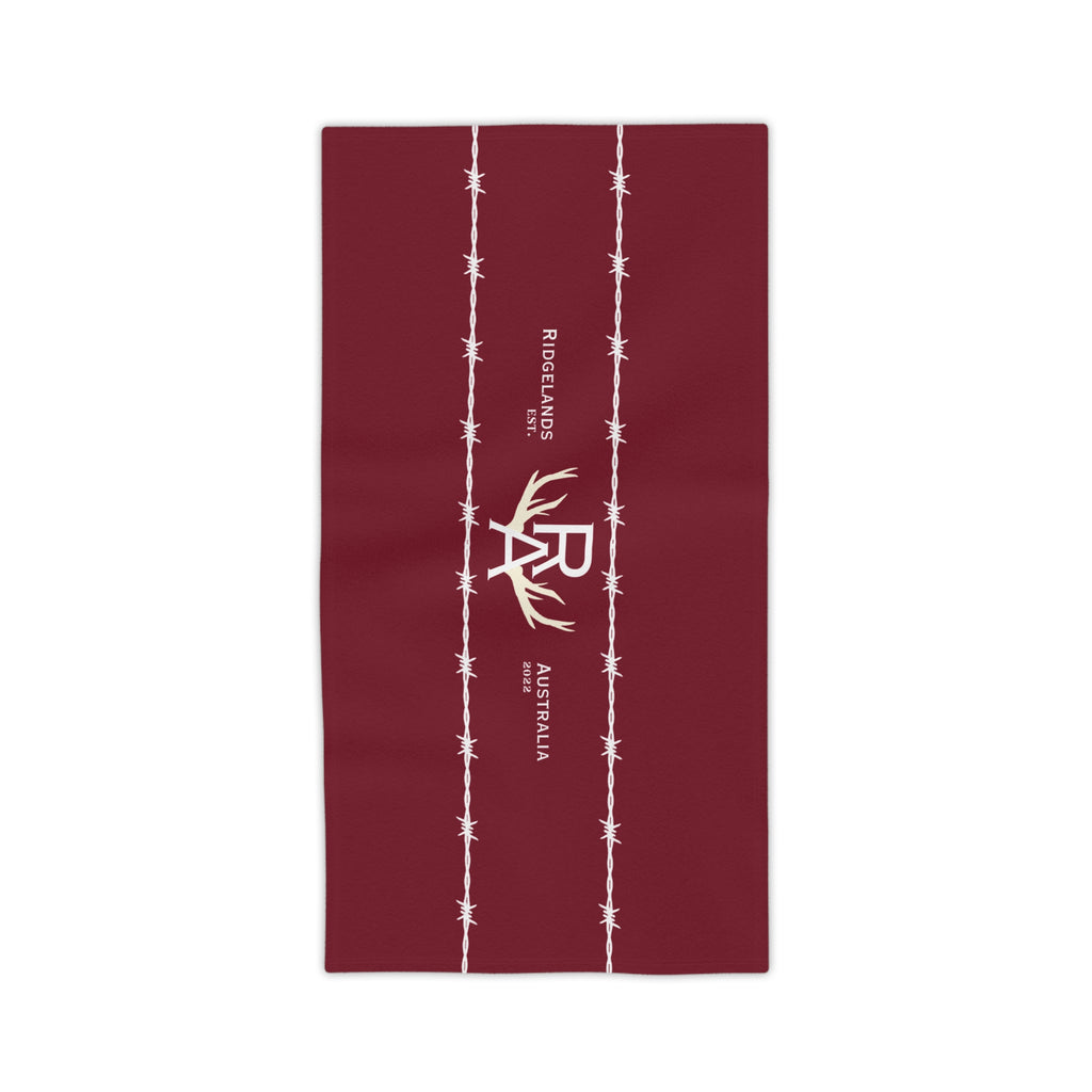 Ridgelands Australia Signature Beach Towel - Maroon