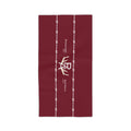 Ridgelands Australia Signature Beach Towel - Maroon