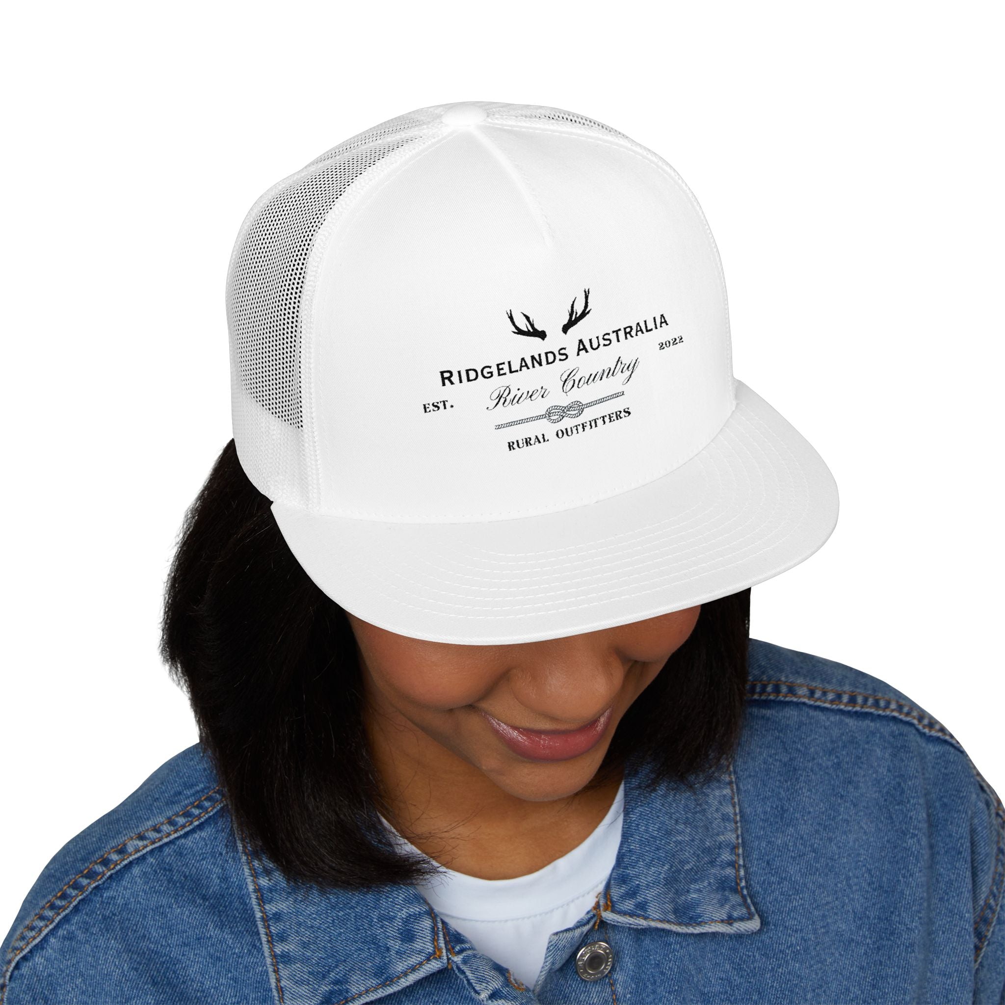 Ridgelands Australia Rural Outfitters Panel Cap - White