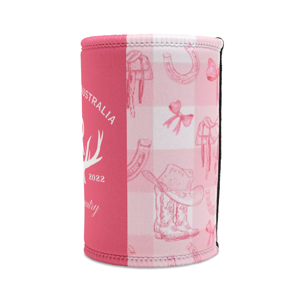 Boots N' Bows Stubby Cooler - Rose