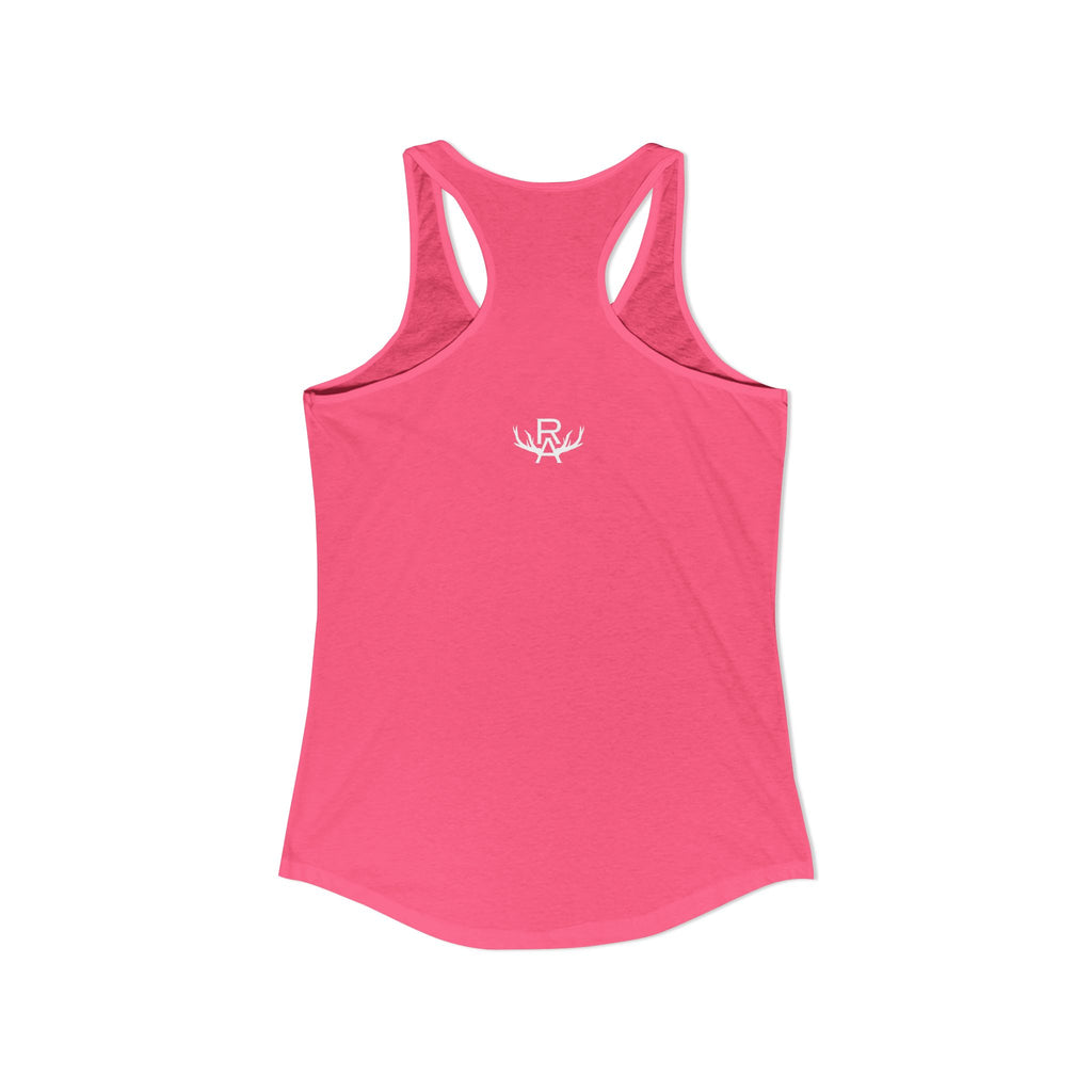 Women's Racer Slim Fit Tank Top - Frangipani Pink