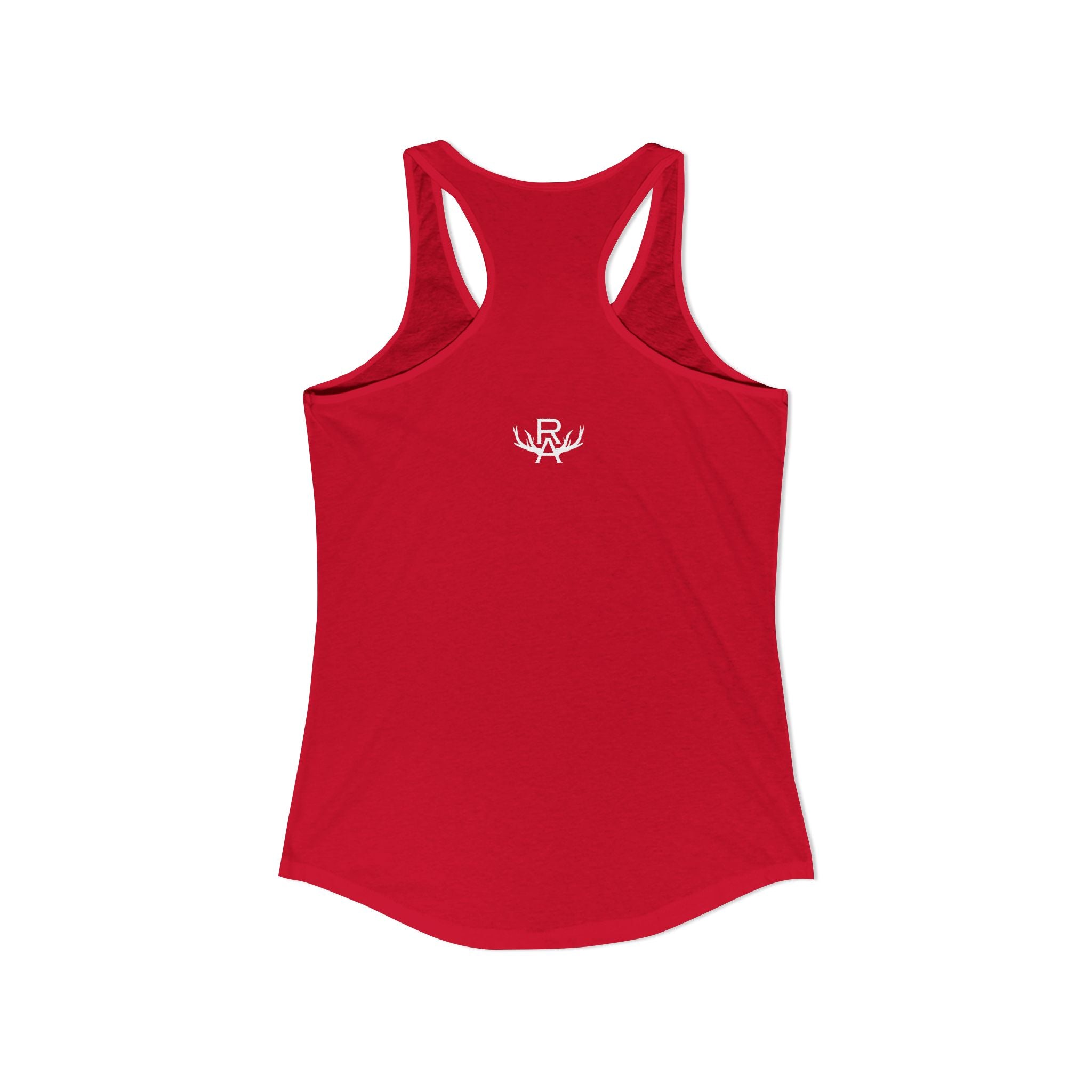 Women's Racer Slim Fit Tank Top - Hibiscus Red