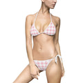 Women's Gingham Bikini Swimsuit - Rose