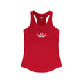 Women's Racer Slim Fit Tank Top - Hibiscus Red