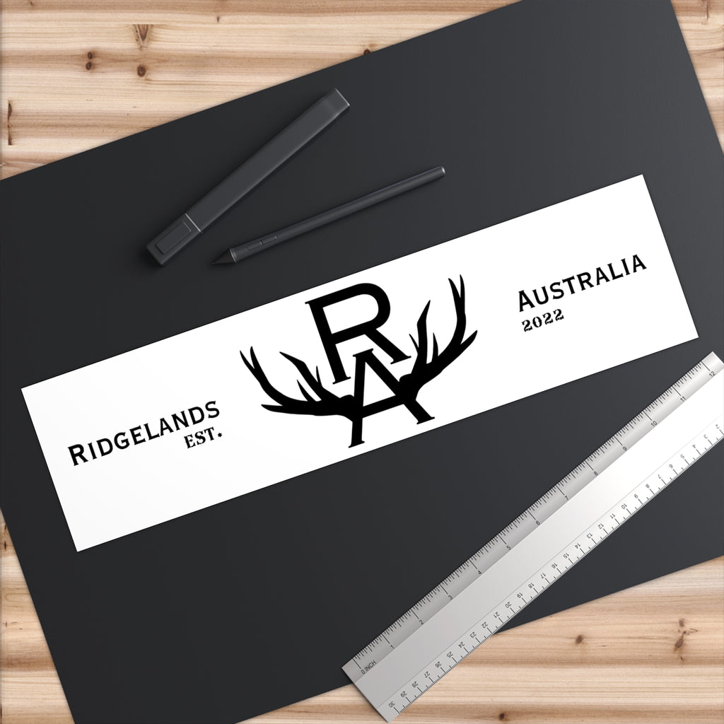 Ridgelands Signature Bumper Sticker