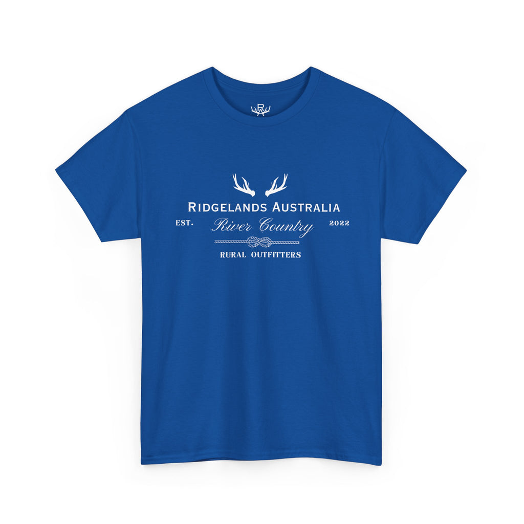 Women's Rural Outfitters Loose Fit T-Shirt - Royal Blue