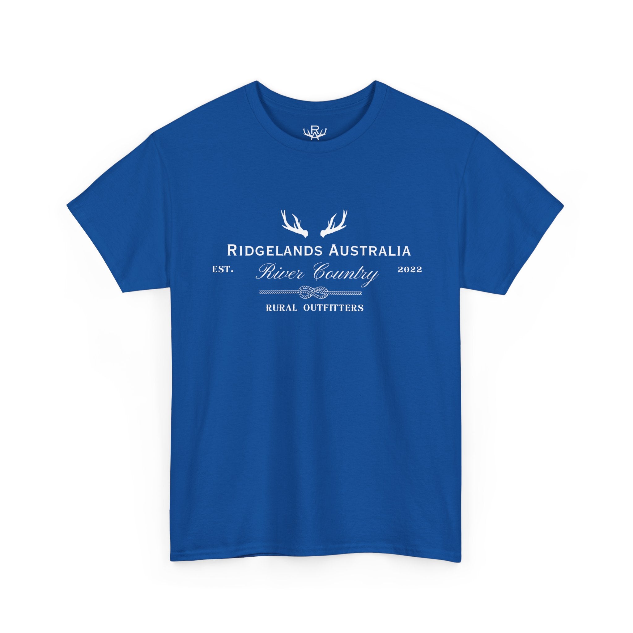 Women's Rural Outfitters Loose Fit T-Shirt - Royal Blue