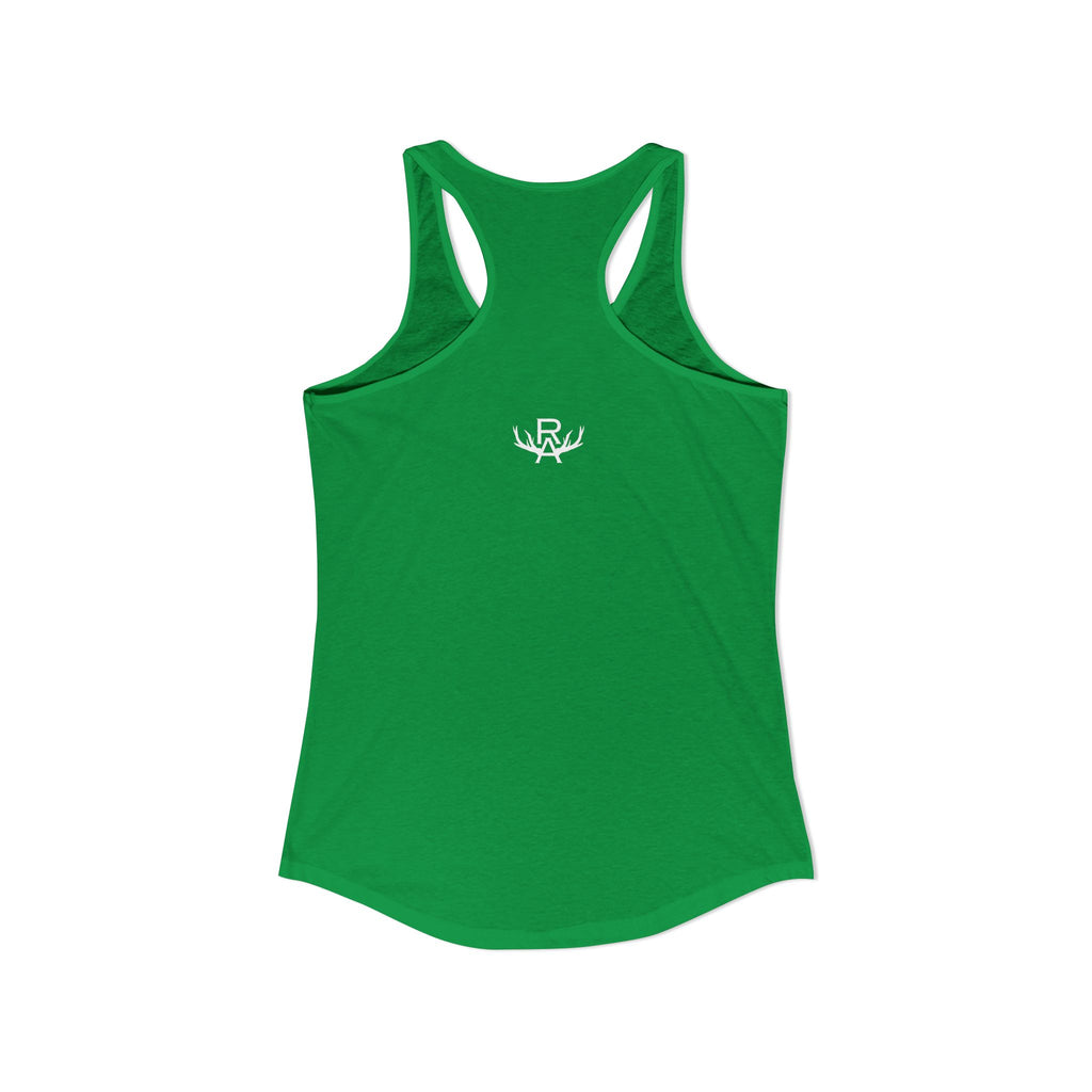 Women's Racer Slim Fit Tank Top - Peacock
