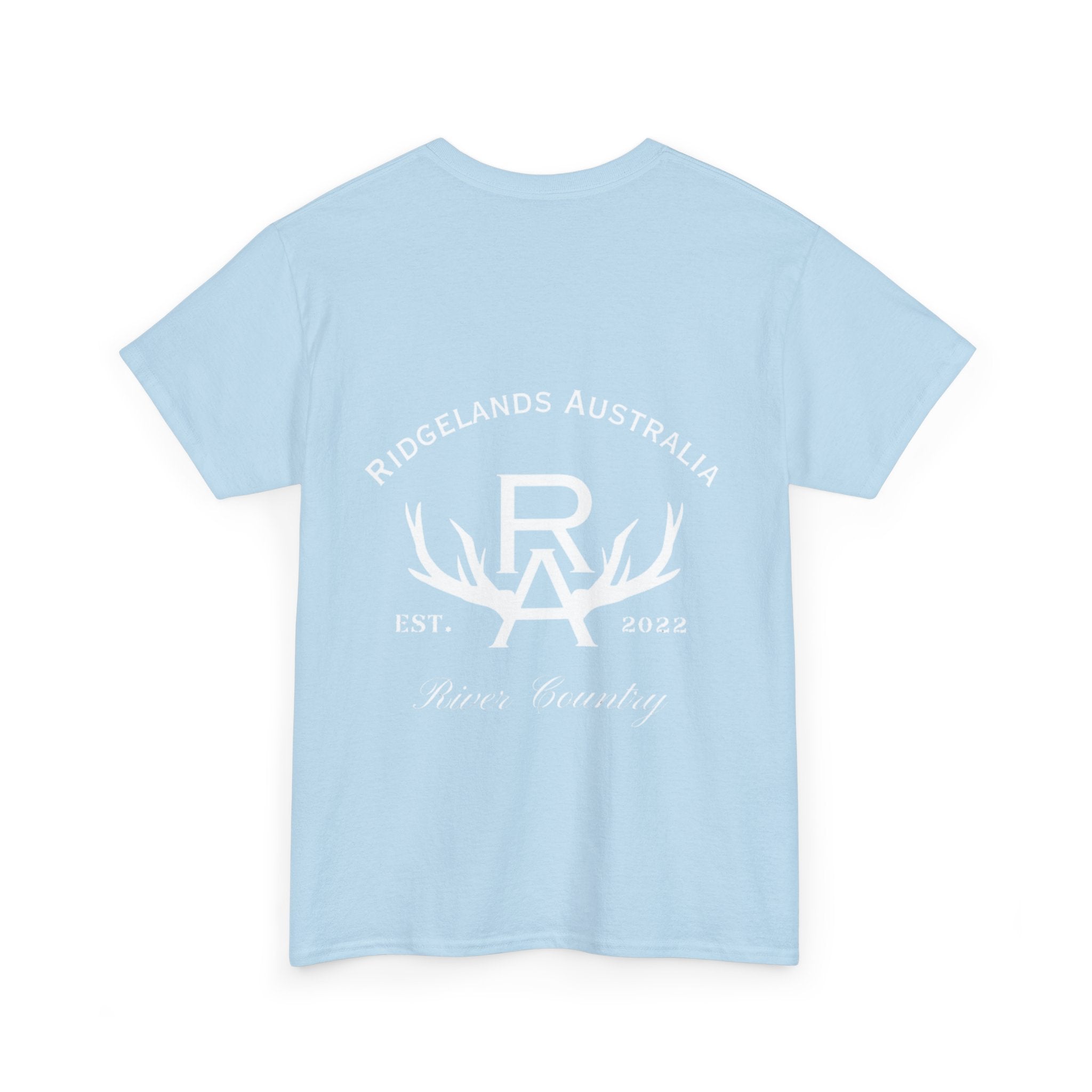 Women's Rural Outfitters Loose Fit T-Shirt - Sky Blue