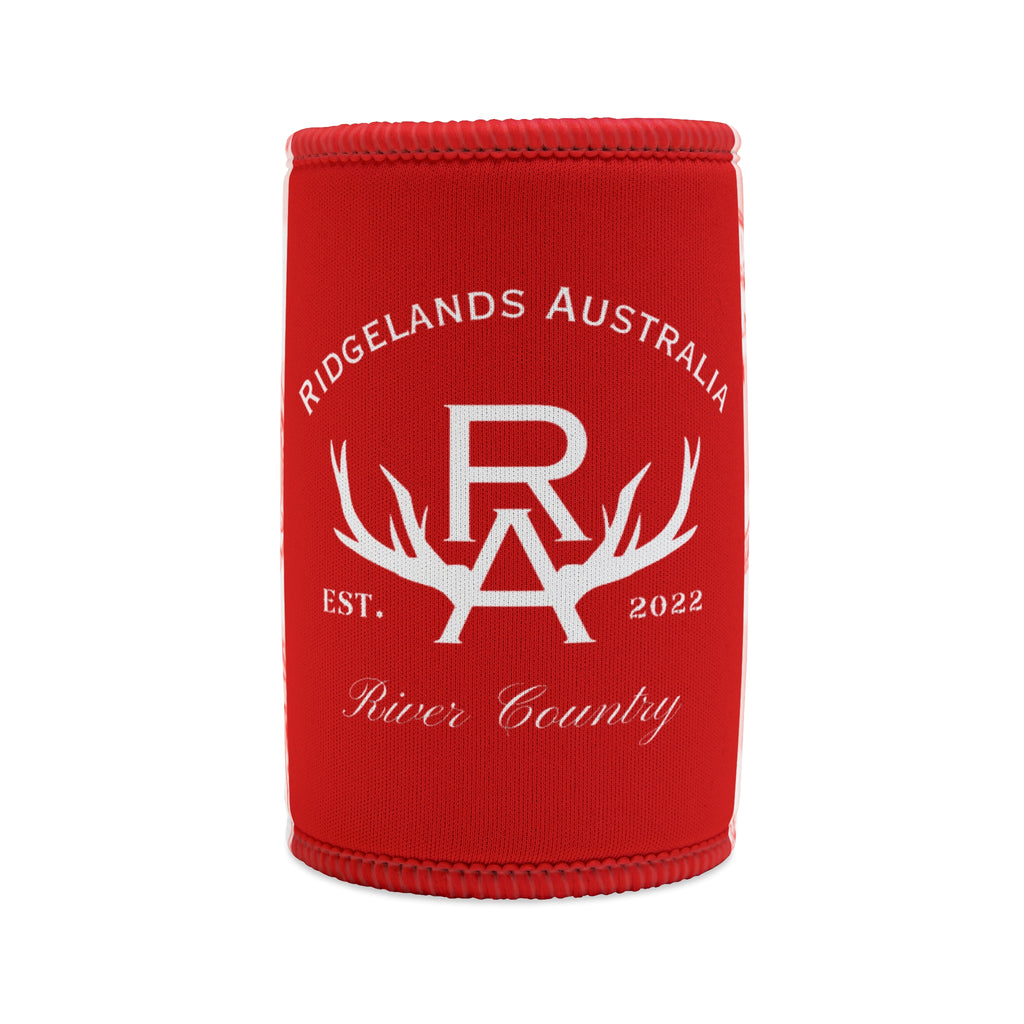 Boots N' Bows Stubby Cooler - Hibiscus Red