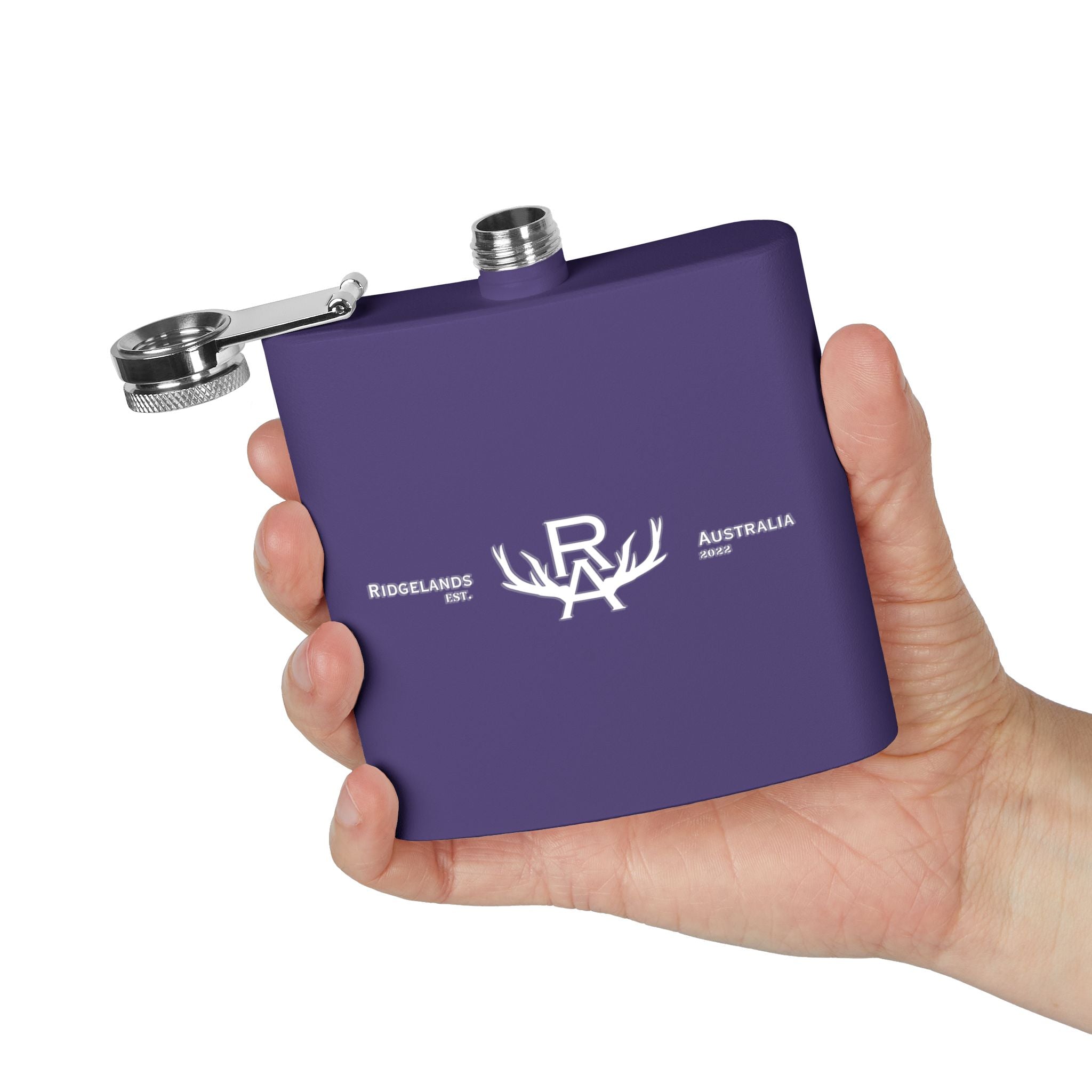 Ridgelands Australia Flask - Purple