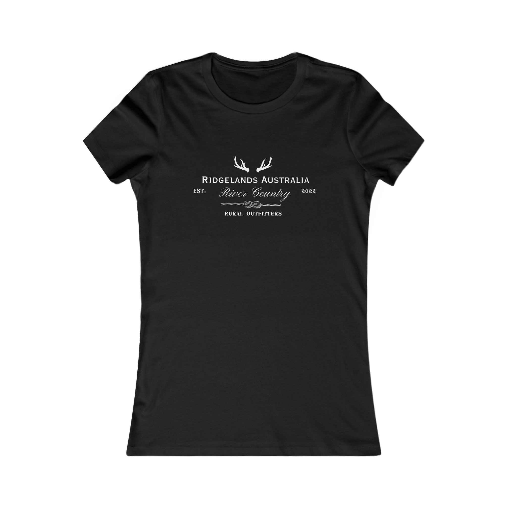 Women's Rural Outfitters Slim Fit T-Shirt - Raven