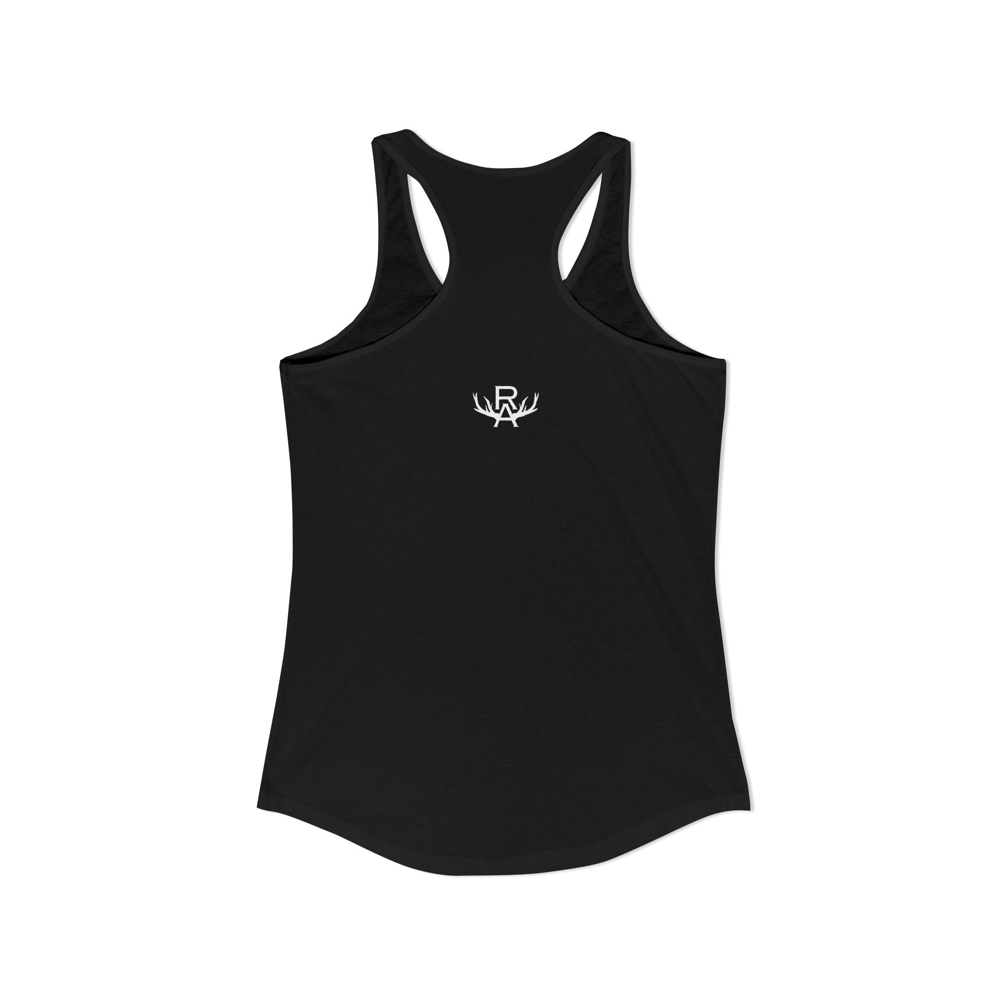 Women's Racer Slim Fit Tank Top - Raven