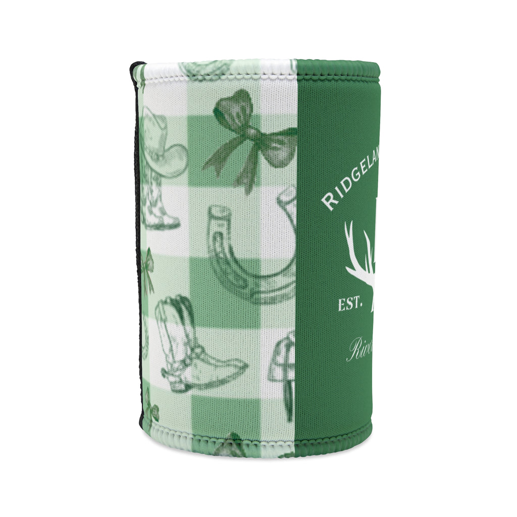 Boots N' Bows Stubby Cooler - Eucalyptus