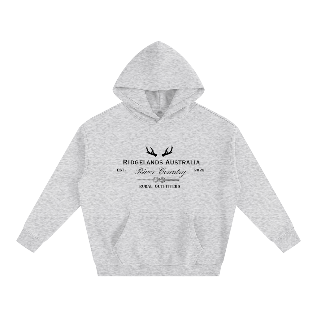 Rural Outfitters Oversized Hoodie - Light Grey