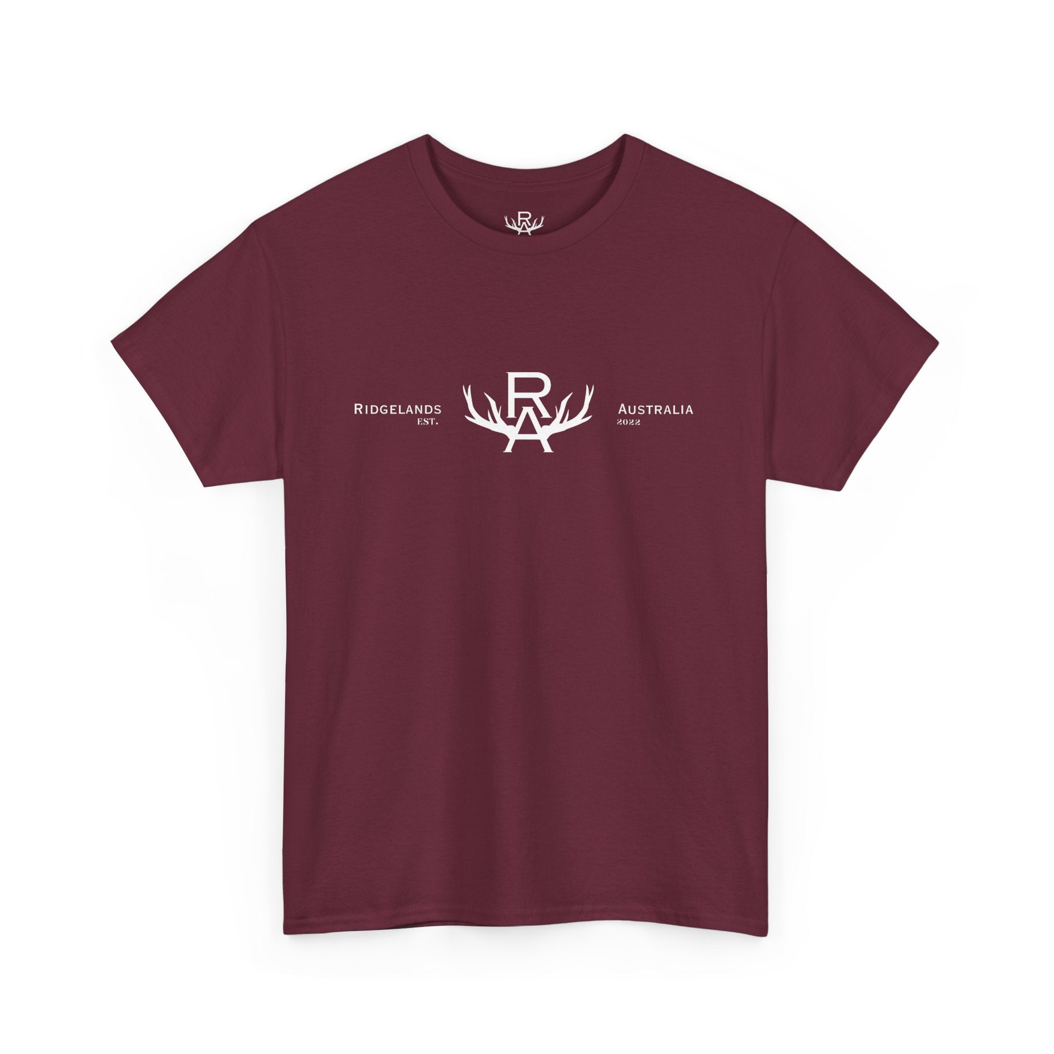 Unisex Signature Loose Fit T-Shirt - Burgundy