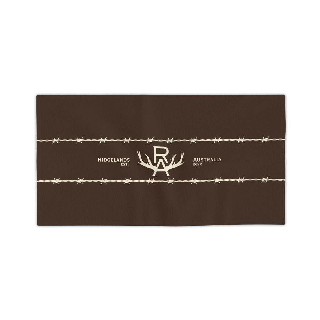 Ridgelands Australia Signature Beach Towel - Chocolate