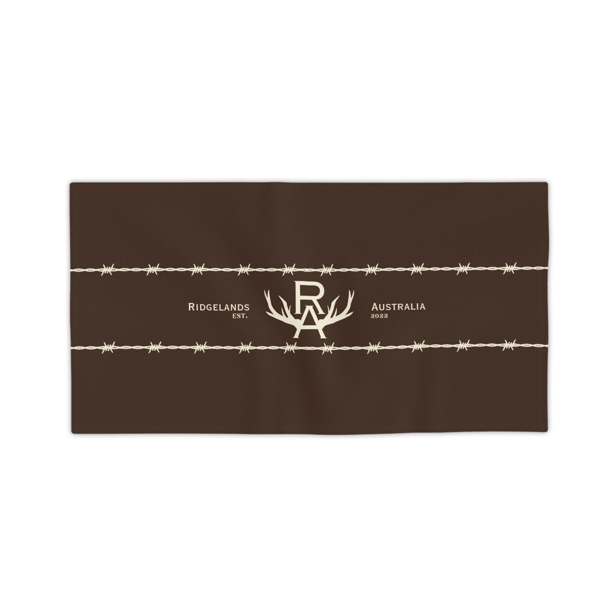 Ridgelands Australia Signature Beach Towel - Chocolate
