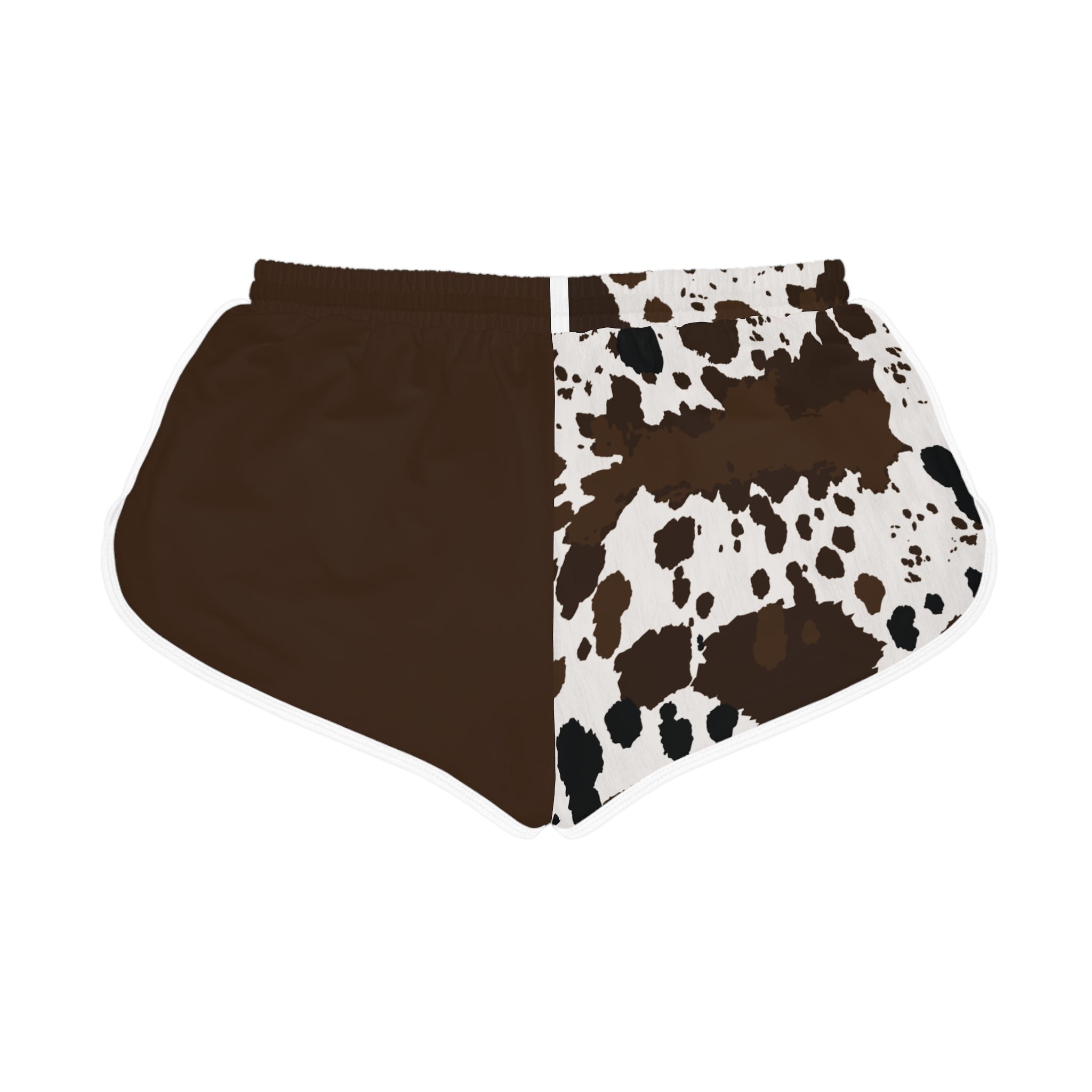 Women's Cowhide Lounge Shorts - Brown