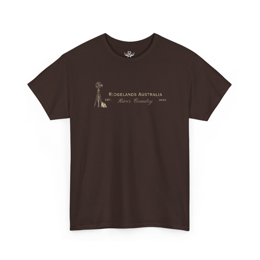 Mens Lone Man T-Shirt - Chocolate
