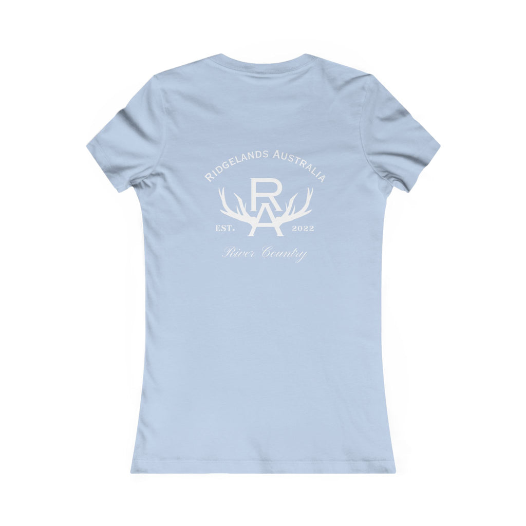 Women's Rural Outfitters Slim Fit T-Shirt - Sky Blue