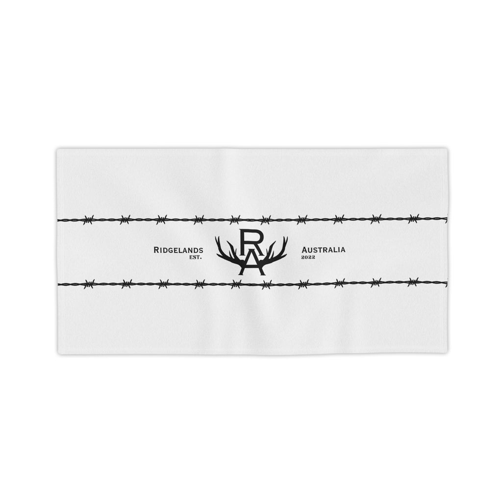 Ridgelands Australia Signature Beach Towel - White