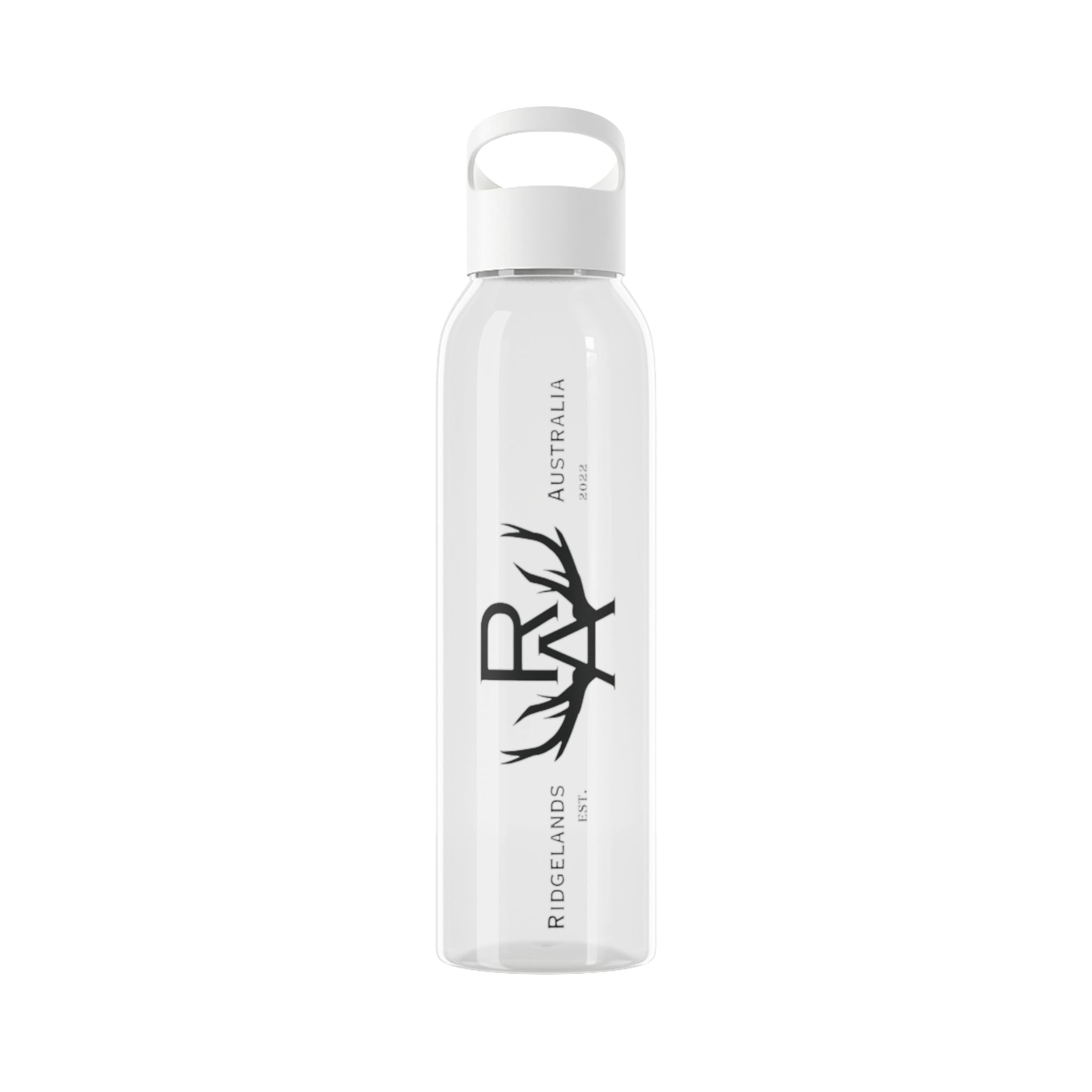 Ridgelands Australia Clear Water Bottle - White