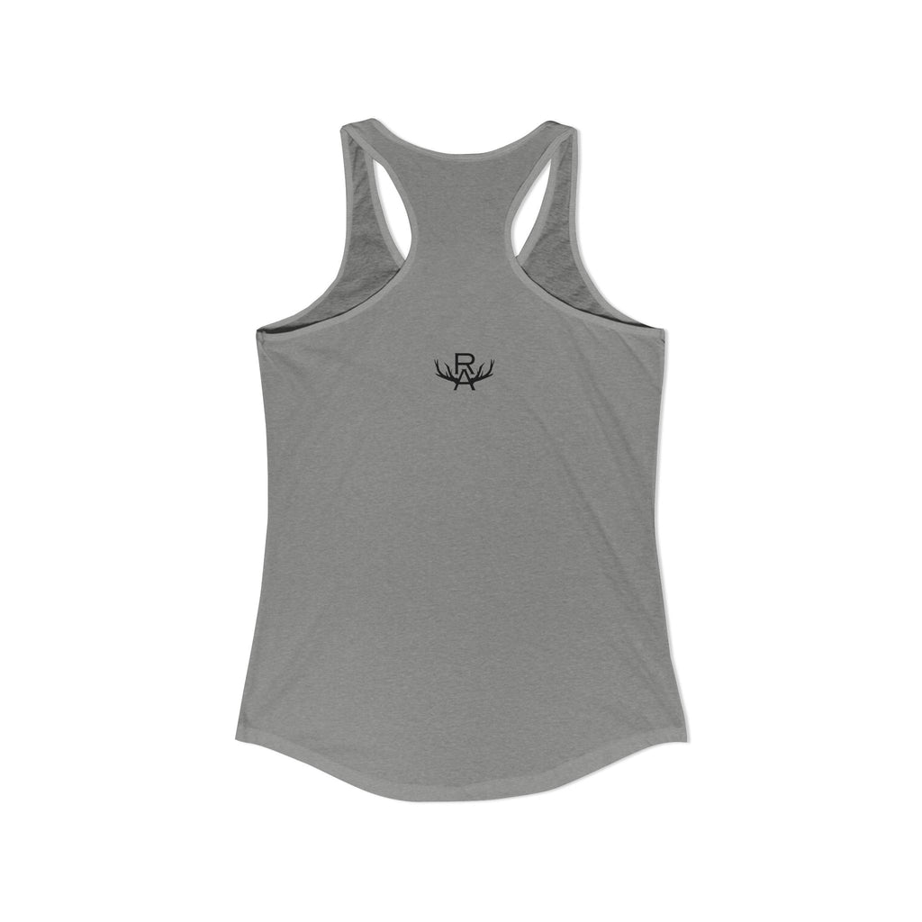 Women's Racer Slim Fit Tank Top - Grey