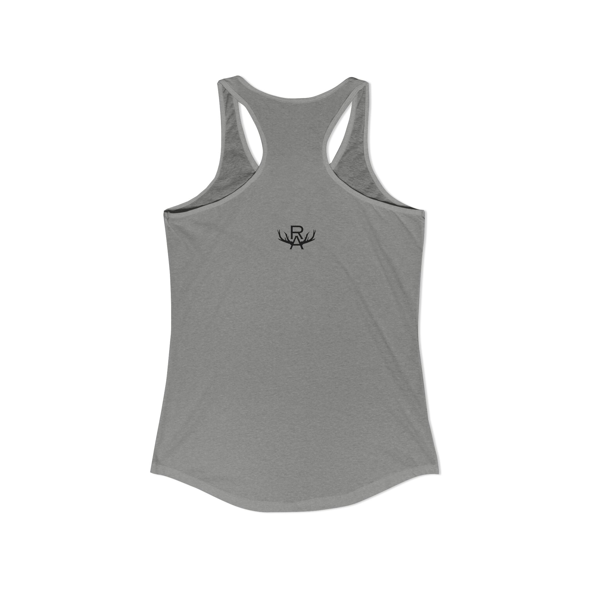 Women's Racer Slim Fit Tank Top - Grey