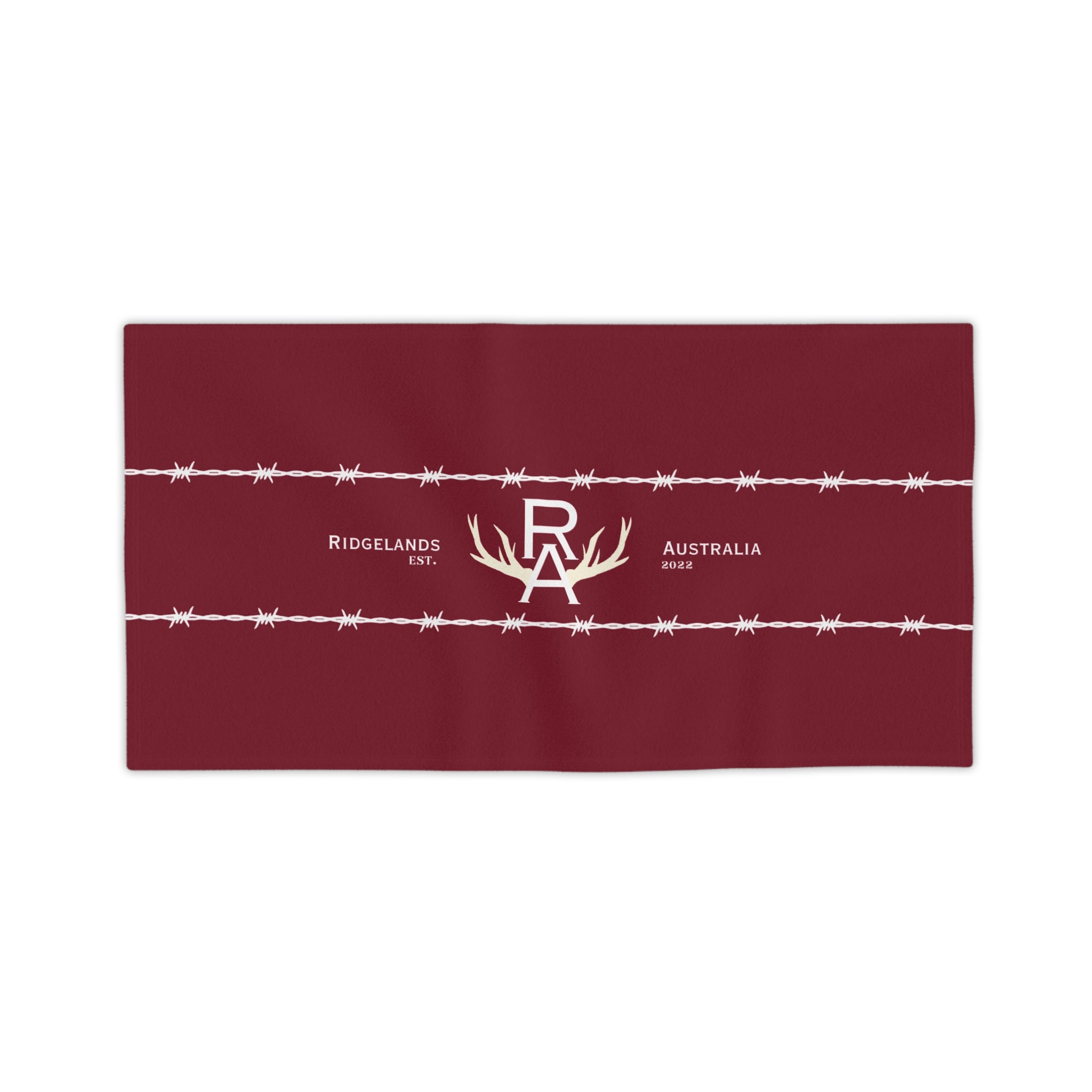 Ridgelands Australia Signature Beach Towel - Maroon