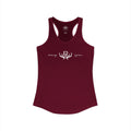 Women's Racer Slim Fit Tank Top - Merlot