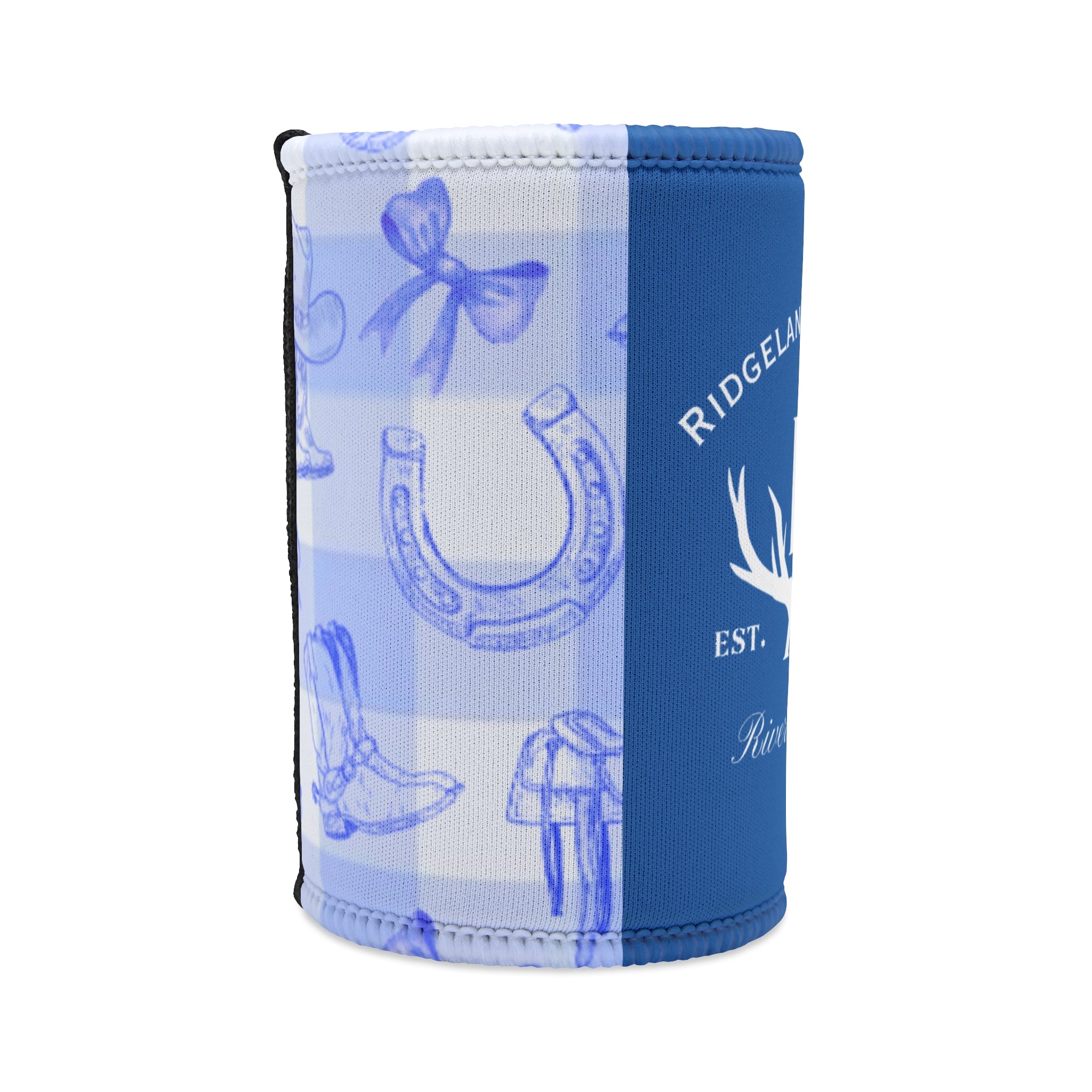 Boots N' Bows Stubby Cooler - Bluebell