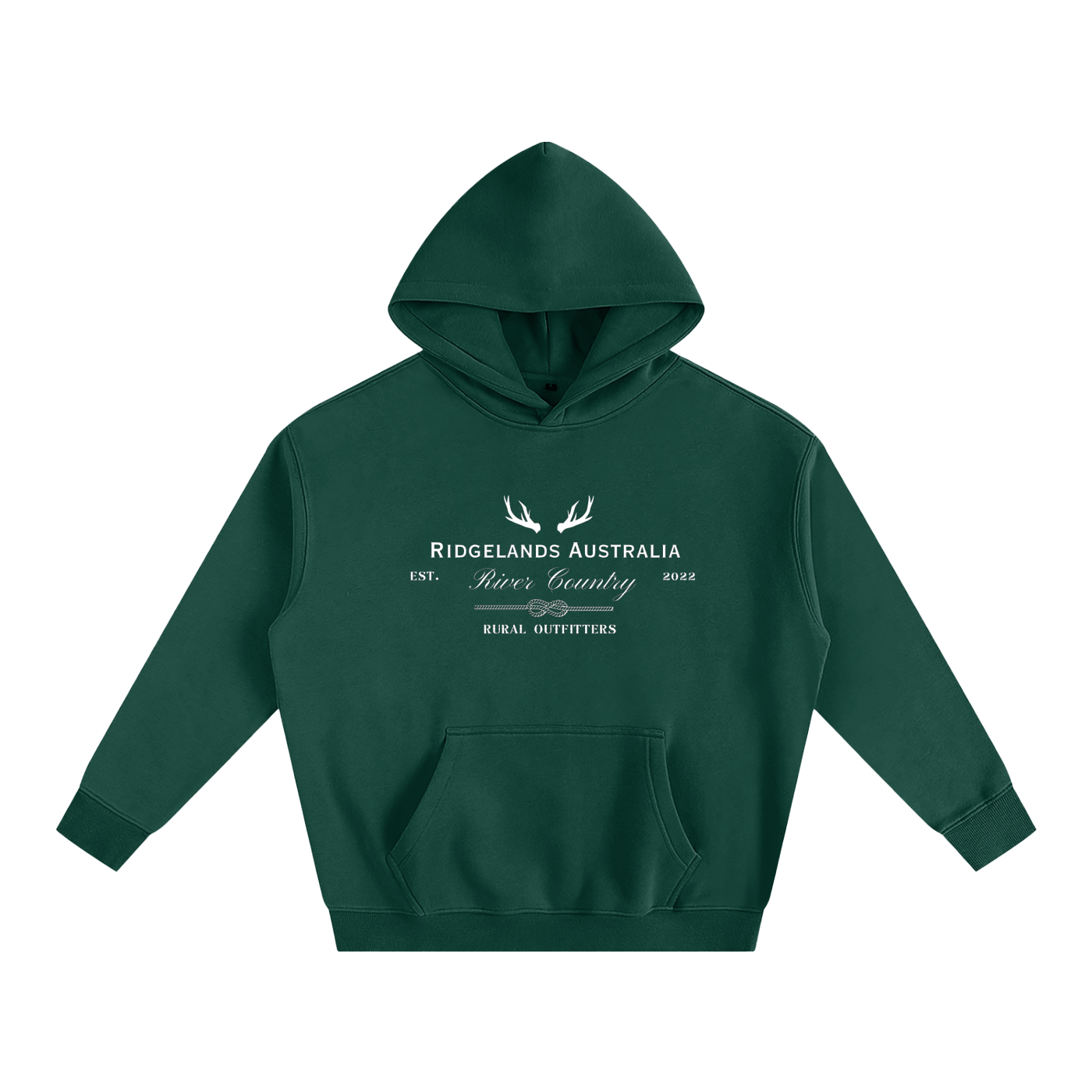 Rural Outfitters Oversized Hoodie - Pine