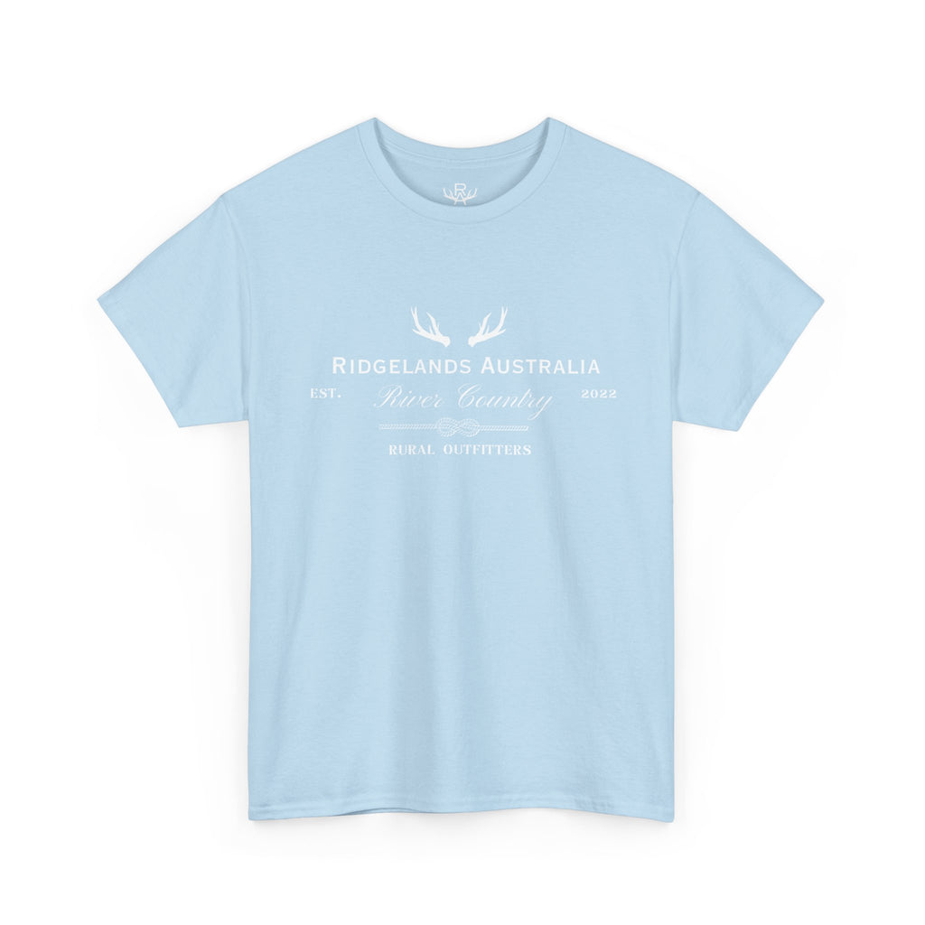 Women's Rural Outfitters Loose Fit T-Shirt - Sky Blue