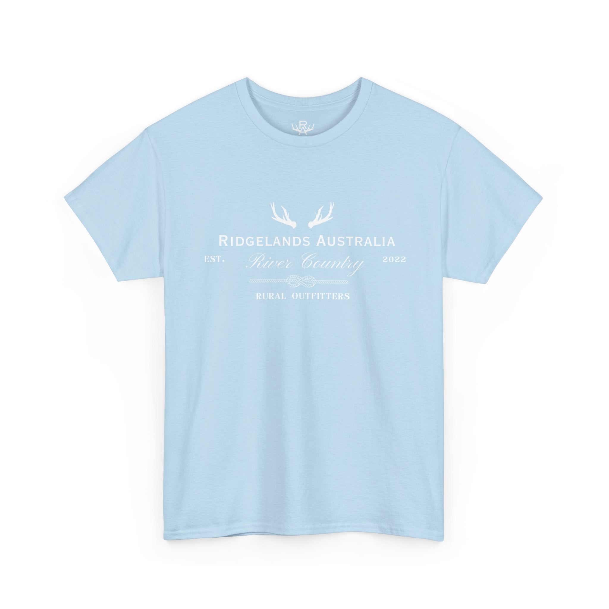 Women's Rural Outfitters Loose Fit T-Shirt - Sky Blue