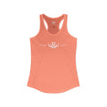 Women's Racer Slim Fit Tank Top - Coral